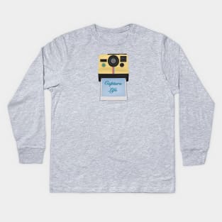 Capture life Polaroid Kids Long Sleeve T-Shirt